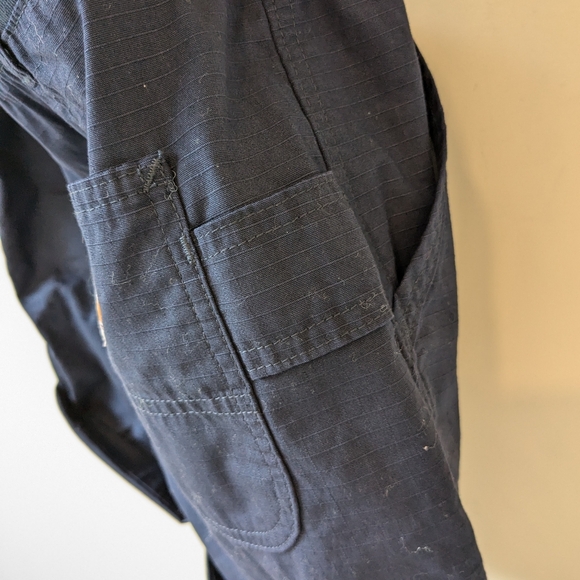 Carhartt Women's Force Original Fit Work Short Navy Blue Size 10 - Picture 6 of 9